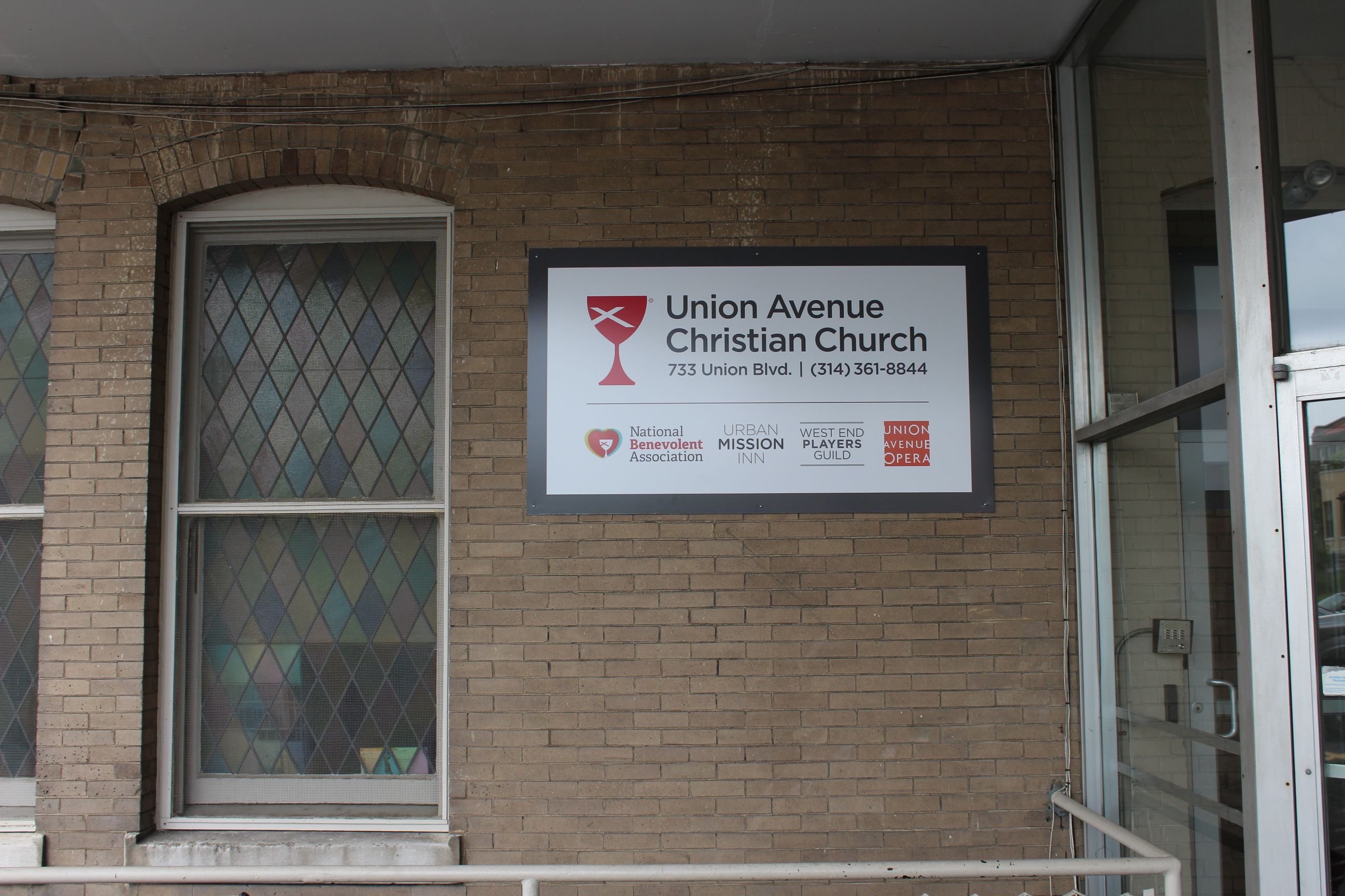 Exterior Sign Union Avenue Christian Church St. Louis, MO