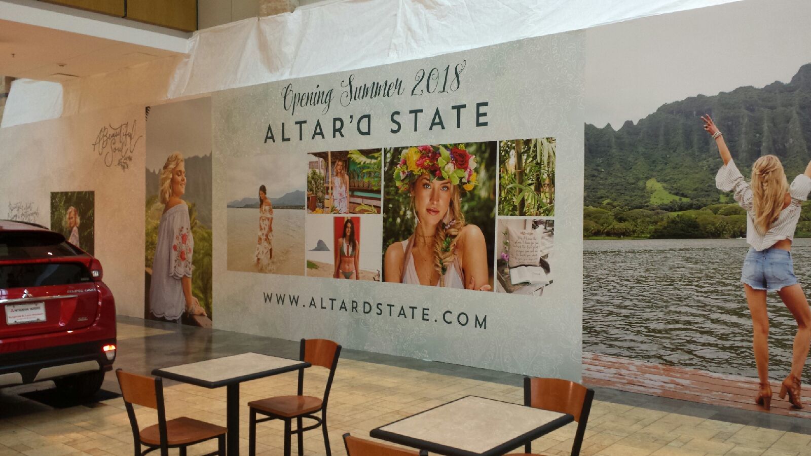 Applied Wall Vinyl Graphic for Altar