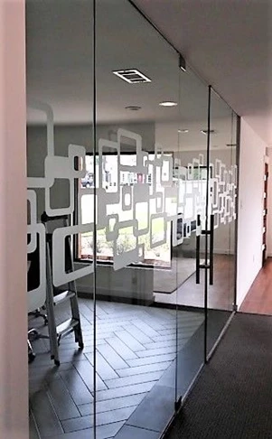 Frosted/Privacy Vinyl on Conference Room Glass