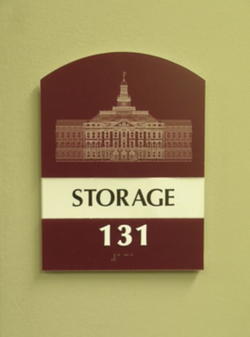 ADA and Wayfinding custom office sign 13