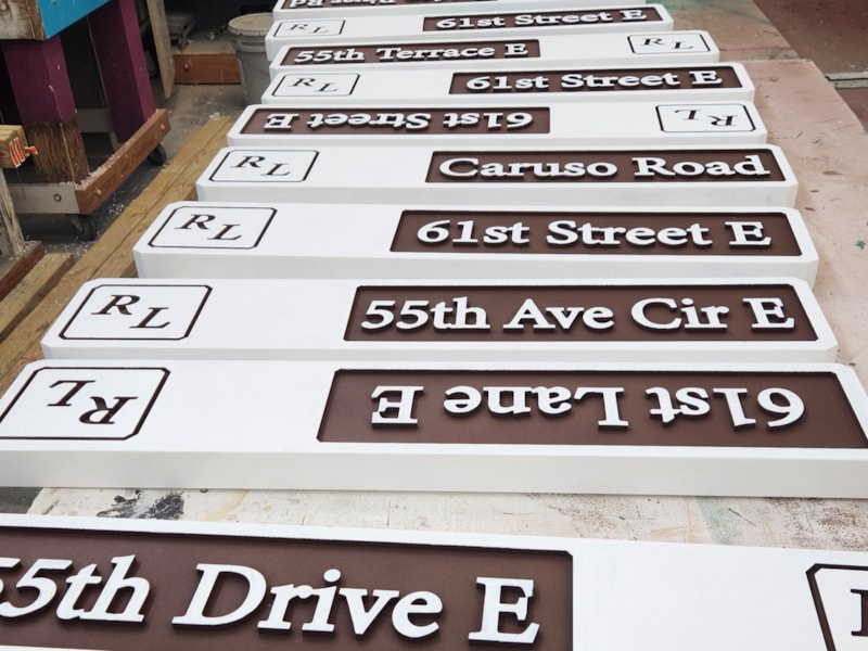 Custom Signs & Signage | Property Management | Bradenton | Foam / HDU