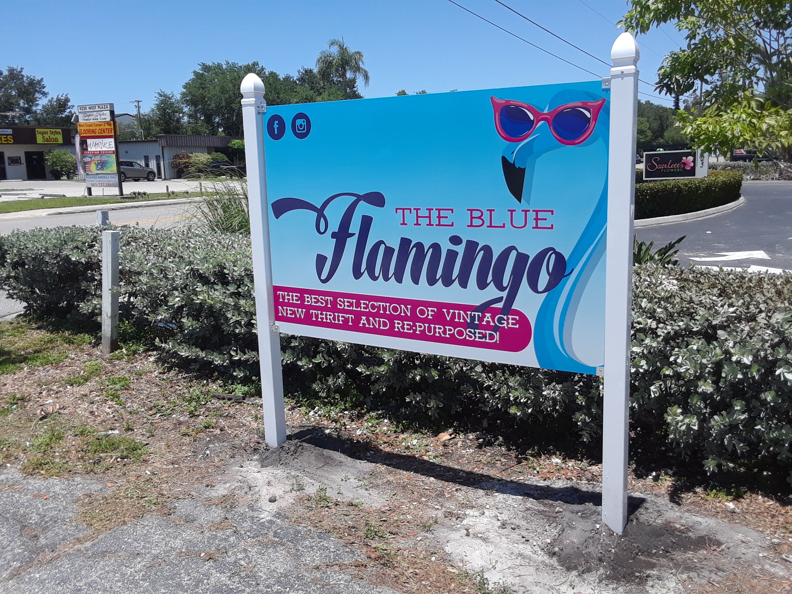 Post & Panel Signs | Retail | Sarasota | Metal