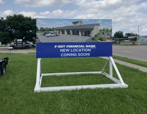 Real Estate Sign Frames | Bank Signs & Credit Union Signs