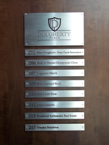 Directory and Wayfinding Signage