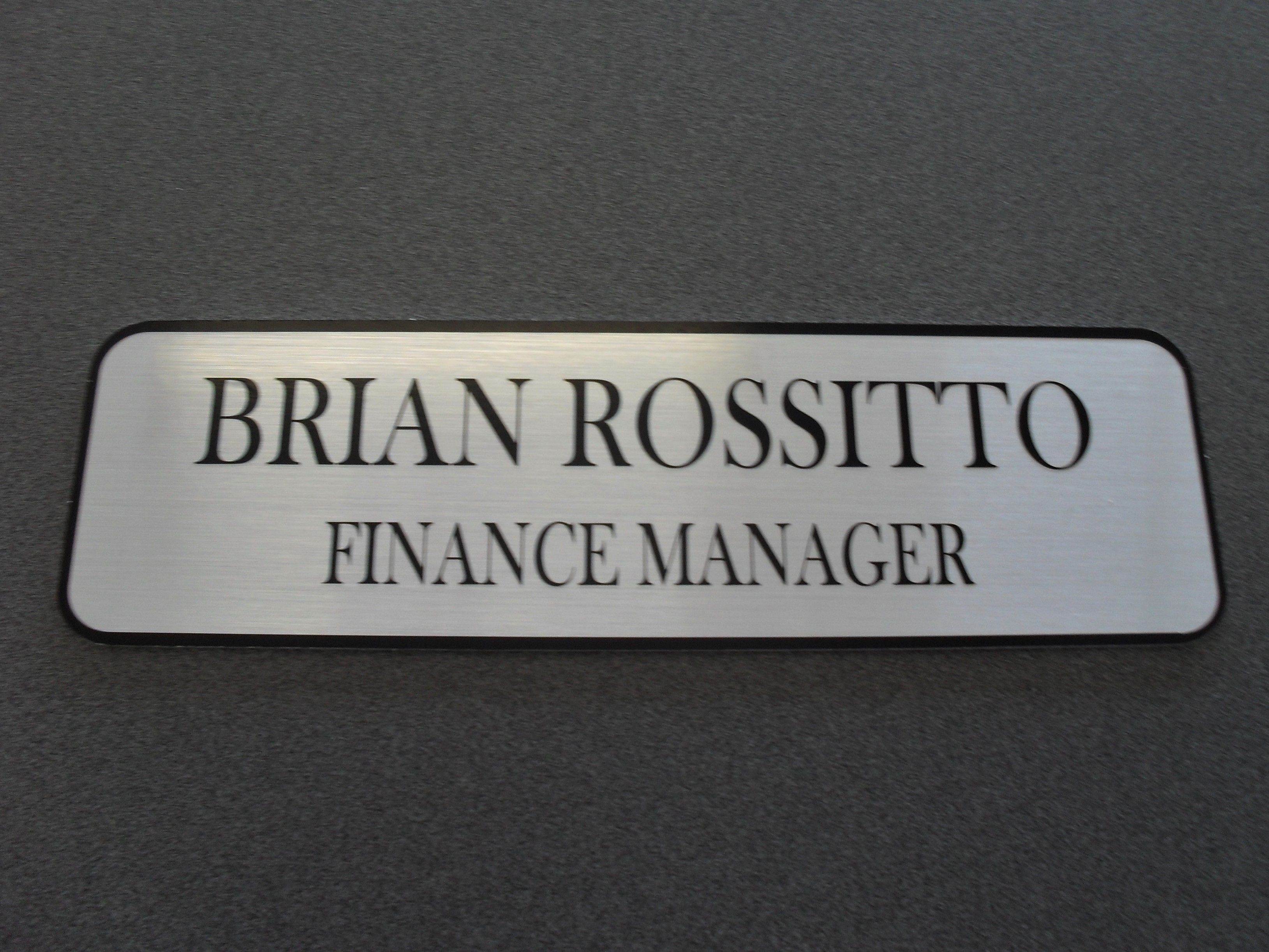 Badges & Name Plates