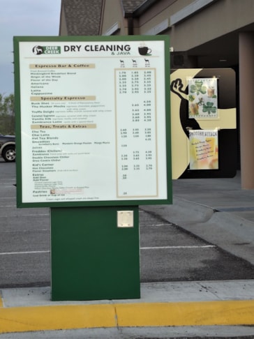 Menu Signs & Price List Signage