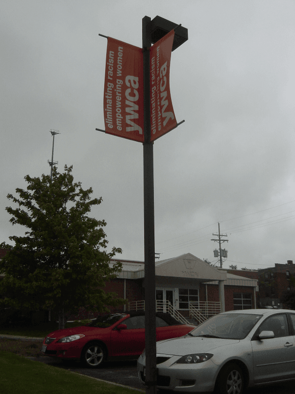 YWCA Pole Banner