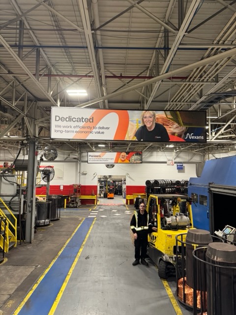 Aluminum frames with acrylic faces