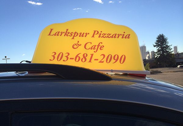  - Image360-Colorado-Springs-CO-Car-Top-Sign-Restaurant-Larkspur-Pizzaria