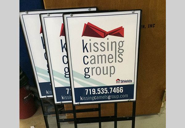  - Image360-Colorado-Springs-CO-Yard-Sidewalk-Signage-Real-Estate-Kissing-Camels-Group