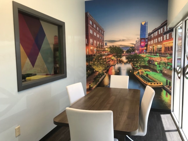 Wall Graphics, Murals, Wallpaper, Downtown OKC, Conference Room, Modern, Art