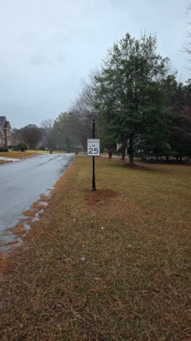 Stop Sign for Golden Hills Neighborhood Association
