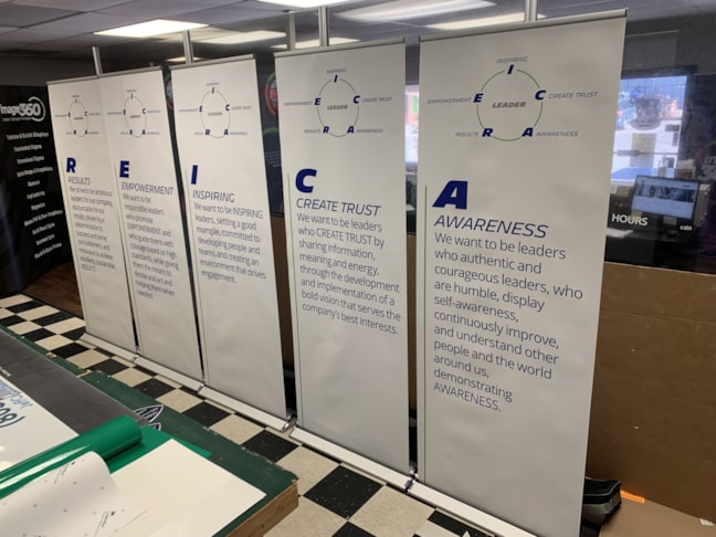 Retractable Banners, Pop-Up Banners and Stands | Manufacturing