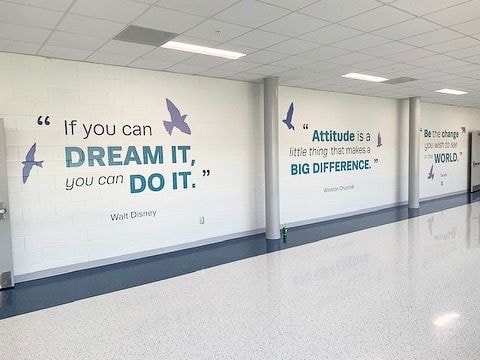 Wall Graphics, Murals, Wallpaper | K-12 School Signs & Displays