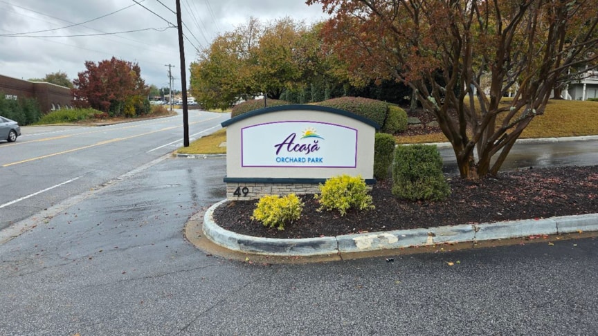 Monument Sign for Apartment Complex