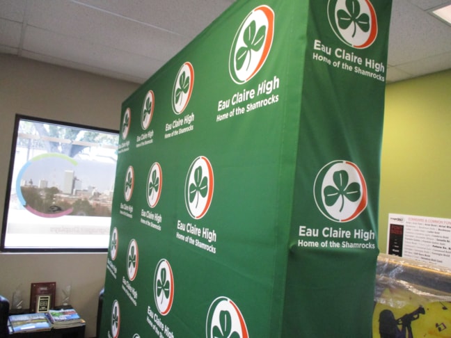 Step & Repeat Banners and Backdrops-Eau Claire High School