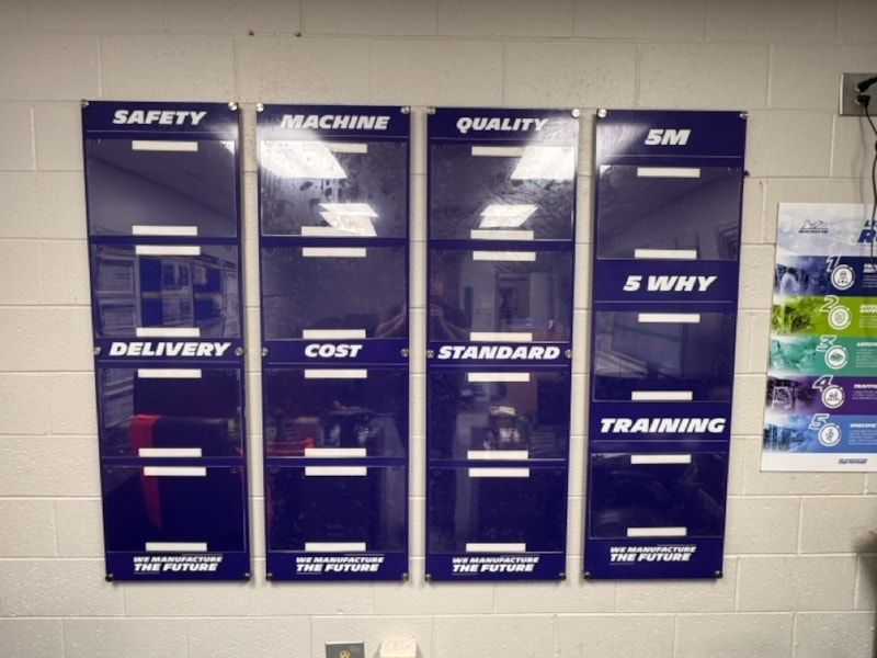 Wall-Mount Frames | Manufacturing | Columbia SC | Acrylic