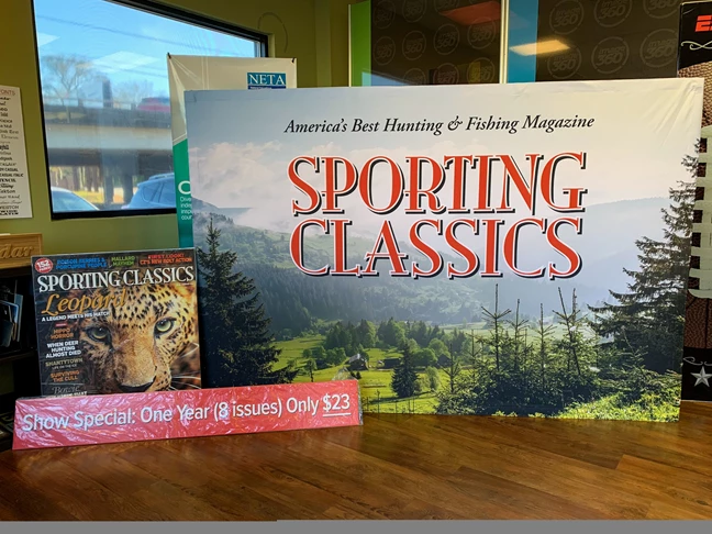 Sporting Classics Magazine Tabletop Displays 