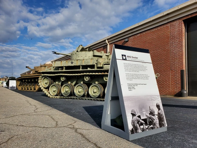 SC Military Museum Exhibit Sign