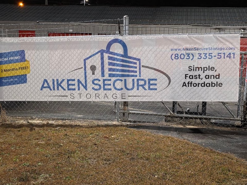 Mesh Vinyl Outdoor Banners | Real Estate & Storage | Aiken, SC | Vinyl