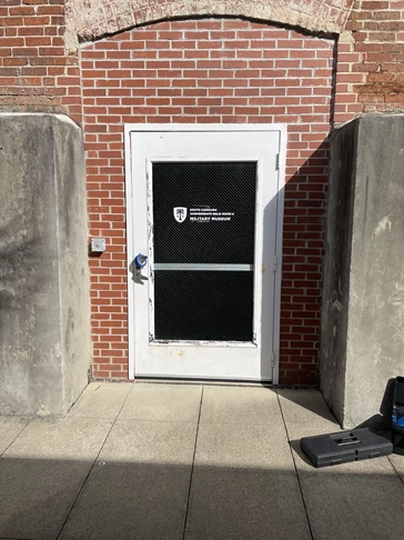 SC Military Museum Door Decal