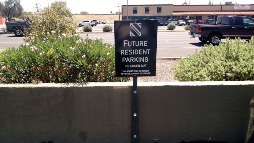 Parking Lot Signs