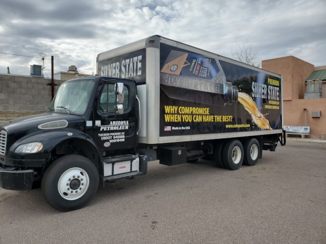 Box truck wrap for local distibutor