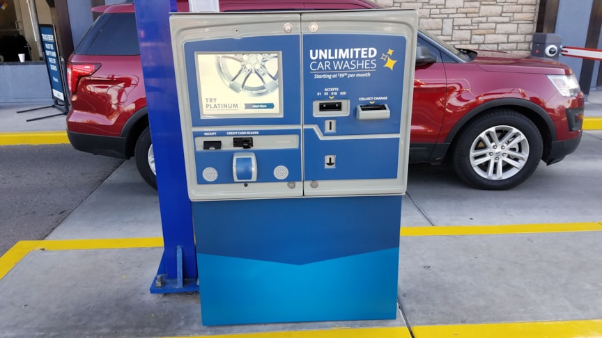 Car Wash Kiosk Graphics