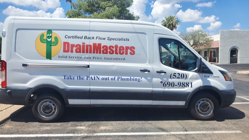 Vehicle Graphics & Lettering applied to all sides.