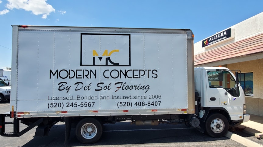 Full side wrap on box truck