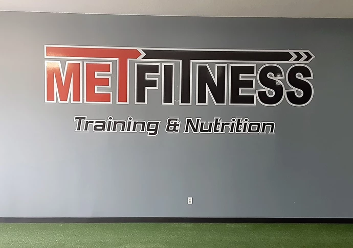 Met Fitness Wall Graphic 