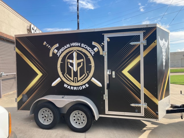 Trailer wrap for schools, colleges & universities