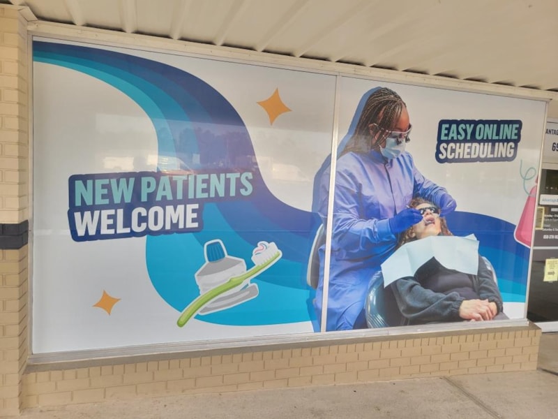 Privacy Window Film | Dental Office | Katy, Texas | Vinyl