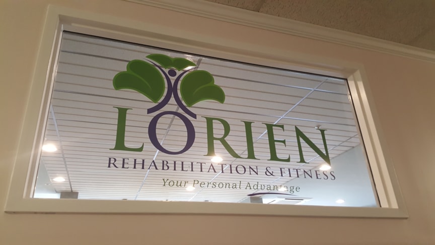 Window Graphics Lettering and Logo