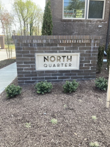 Acrylic 3D Letters on Monument Signs