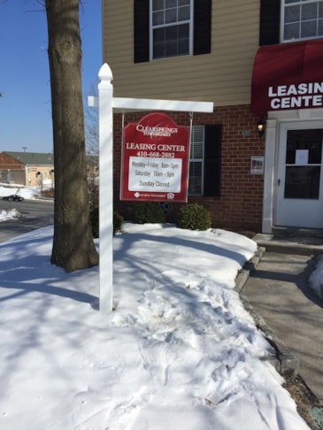 Post & Panel Hanging Sign