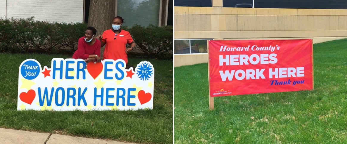 Corona Heroes Work Here.  Thanks!