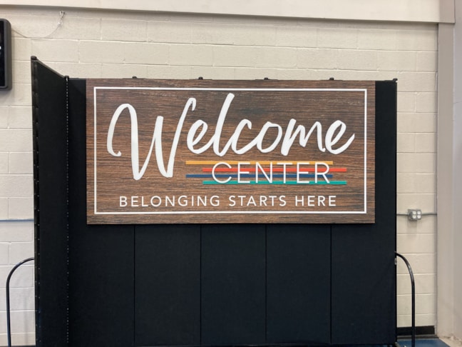 Acrylic Dimensional Letters on PVC backer