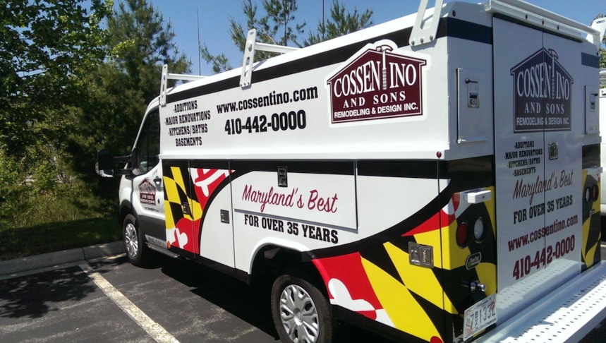 Cut Vinyl Lettering - Partial Wrap