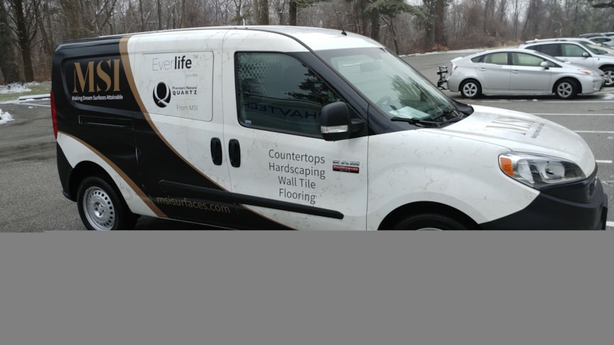 Partial Vinyl Wrap and cut vinyl lettering