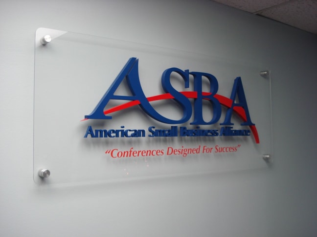 Clear Acrylic & Plastic Impact Sign