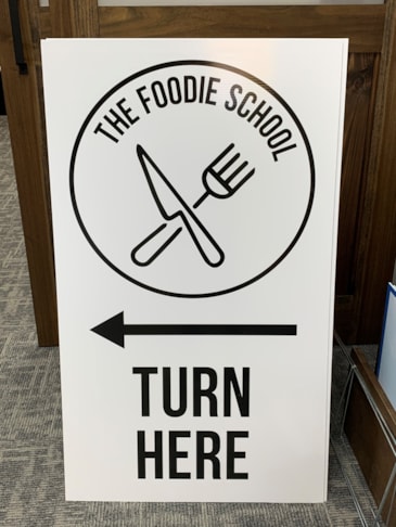 Do your guests need some help finding you? We have so many options for directional signs!