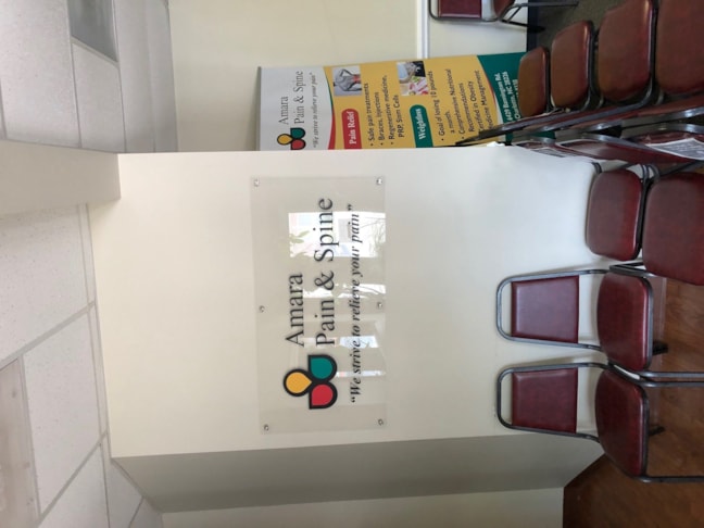 Make sure you are taking advantage of your forward facing spaces. This acrylic sign adds some life to an otherwise plain wall space.