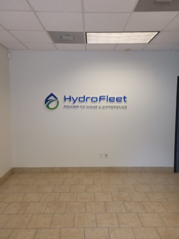 Interior dimensional letters give a great welcome to your clients & guests.