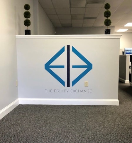 What a great way to spruce up the entryway of an office! Contact us today to brighten your space!