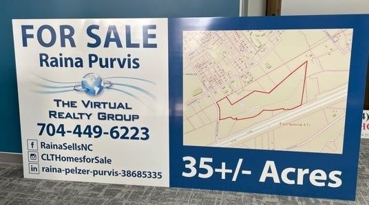 Large areas need large signs to get peoples attention!  Ask us what size sign is best for your space today!