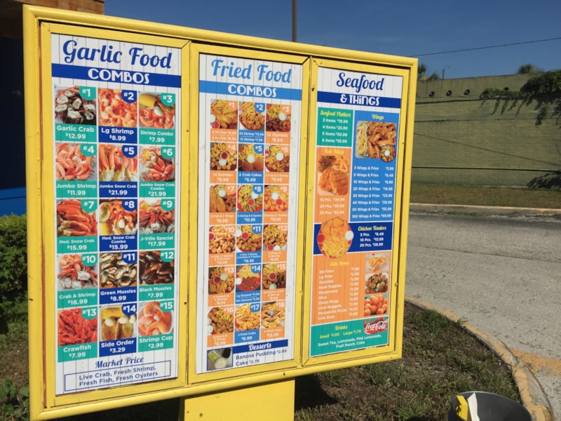 Menu Signs & Price List Signage | Restaurants & Foodservice | Acrylic