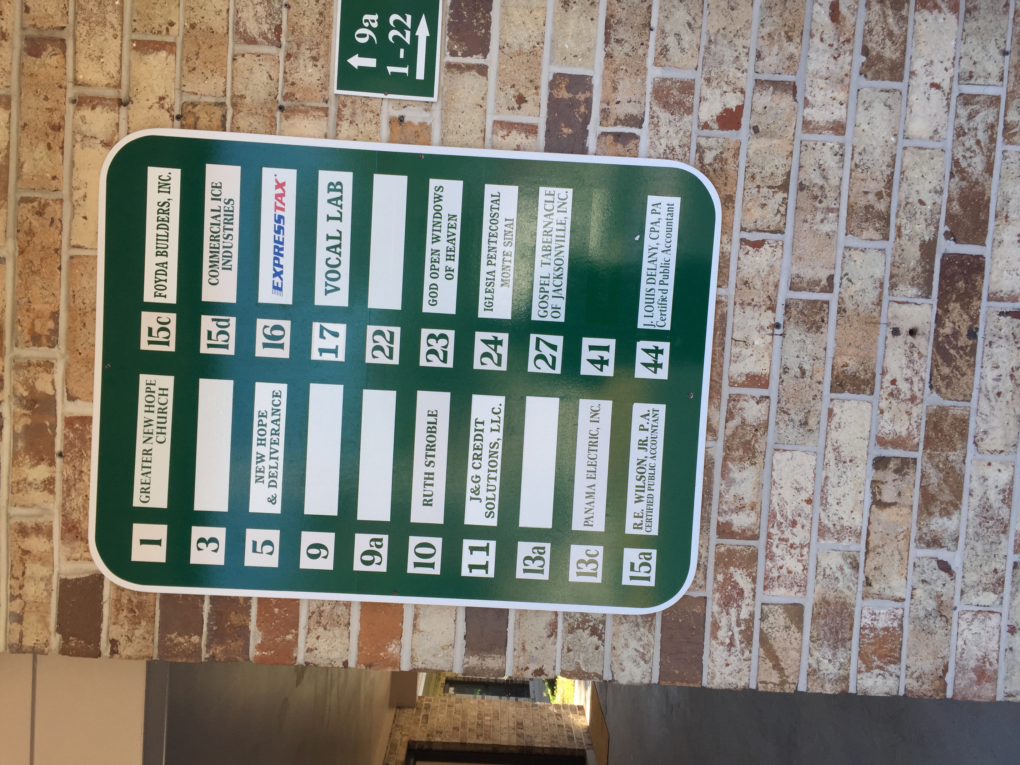 Directory and Wayfinding Signage | Professional Services | Aluminum
