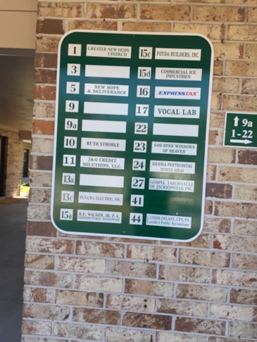Directory and Wayfinding Signage