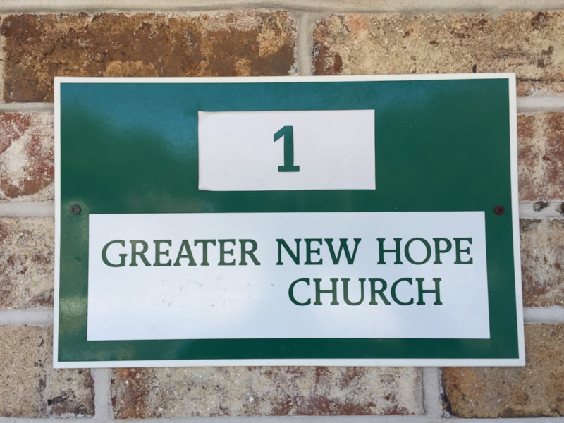 Directory and Wayfinding Signage | Churches & Religious Organizations | Aluminum